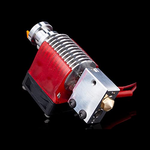 Upgrade V6 Volcano Hotend 24V Kit,Direct & Bowden J-Head Hotend,Titanium Alloy HeatBreak,Cooling Fan Bracket, for V6 Volcano Hotend,Titan,Dual Driver Extruder.(24V Brass Nozzle Kit) - color: Volcano Hotend-24V Kit