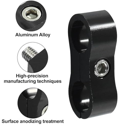 8 Pcs 6AN Hose Separator Clamp