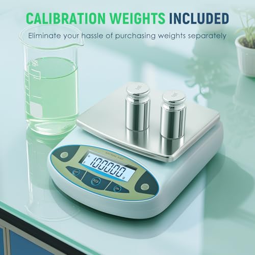 Antstone Lab Scale 6000g x 0.01g Digital Gram Scale Analytical Balance