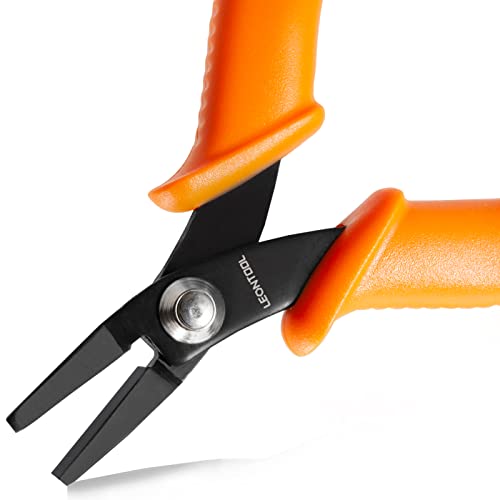 Mini Flat Nose Pliers for Jewelry Making - 4-Inch Duck Billed Smooth Jaw Micro Pliers - Wire Bending, Wrapping, Forming Tools - style: Mini Flat Nose Pliers