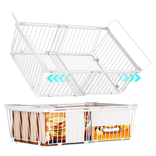 Large Freezer Organizer Bins for 10 to 20 Cu.Ft,2 Pack , Leak-Proof Bottom - size: Large