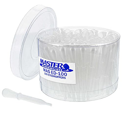 Master Airbrush 100 Pipette Eyedroppers for Liquid Transfer, Airbrush Paint