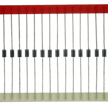 BOJACK 10 Values 300 pcs Rectifier Diodes 1N4001 1N4002 1N4003 1N4004 1N4005 1N4006 1N4007 Schottky Diodes 1N5817 1N5818 1N5819 Assortment Kit
