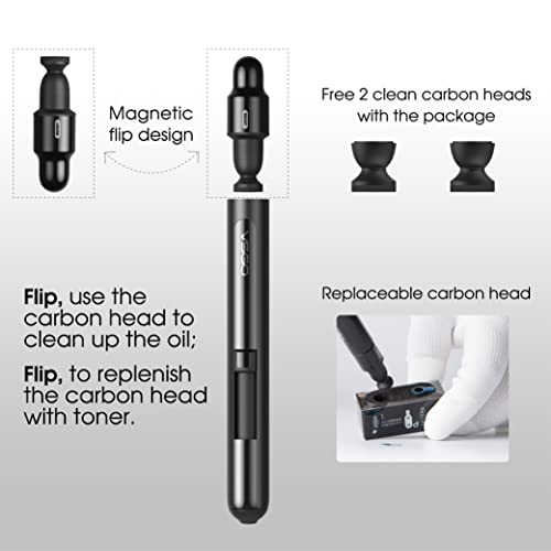 VSGO Lens Cleaning Pen with Power Switch and 2 Replaceable Carbon Tips
