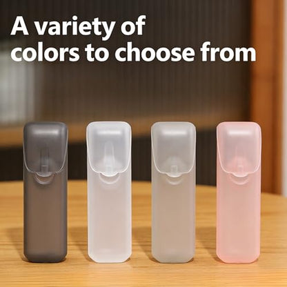 4 Pcs Mini Storage Boxes, Clear Lid Organizer Containers, Random Colors(MIXED)