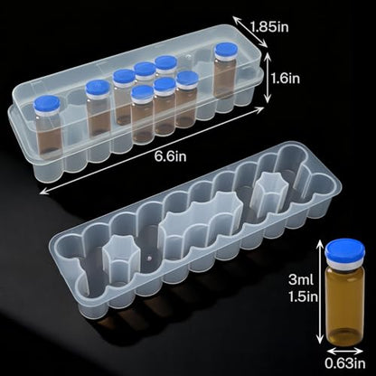 24-Slot 3ml Peptide Vial Fridge Organizer - color: A4