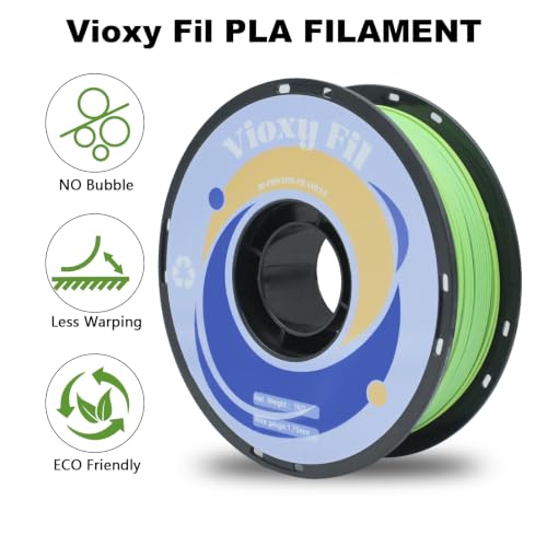 Matte Rainbow PLA 3D Printer Filament, 1.75mm, 1KG Spool (2.2lbs),Gradient Filament for Most FDM 3D Printers, Summer Green - color: Spring-summer, size: 1kg