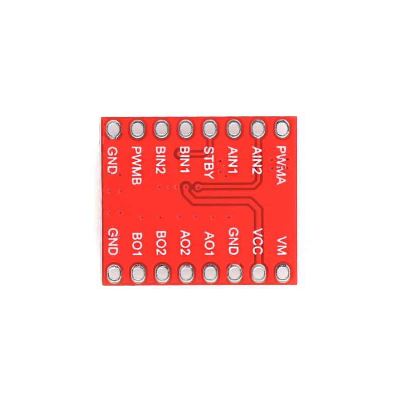 5Pcs TB6612FNG Motor Driver Module DC Motor & Self-Balancing Drive High-Efficiency Trolley Drive Board Unwelded