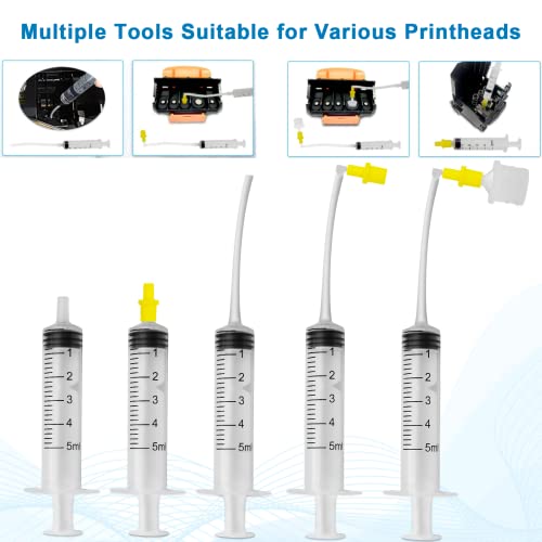 Printhead Cleaning Kits for Epson HP Canon Brother Inkjet Printers, 100ML - size: 100 ml