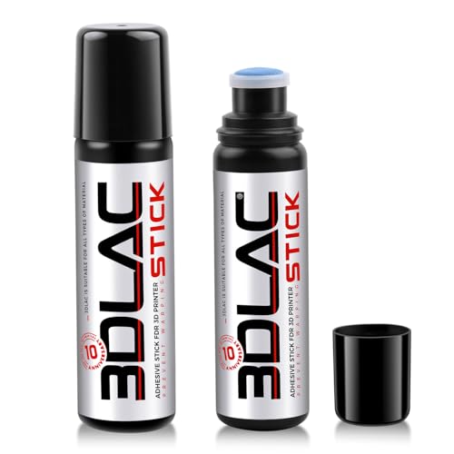 CCTREE 3D Printer Bed Adhesive Stick for Hot Bed, 80ml(2 Pack) - style: Adhesive Stick(2 Pack)