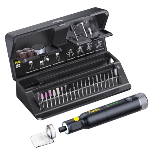 Fanttik F2 Pro Kit Cordless Rotary Tool Kit, Strong Motor 5 Speed 25000 RPM