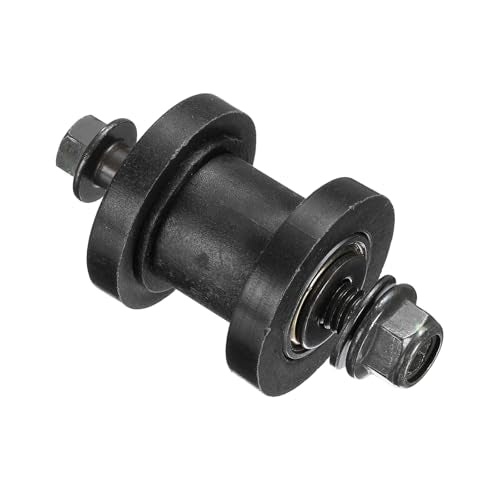 PATIKIL 8mm Grooved Roller Pulley Tensioner Chain Roller Pulley Mini Black - color: Black