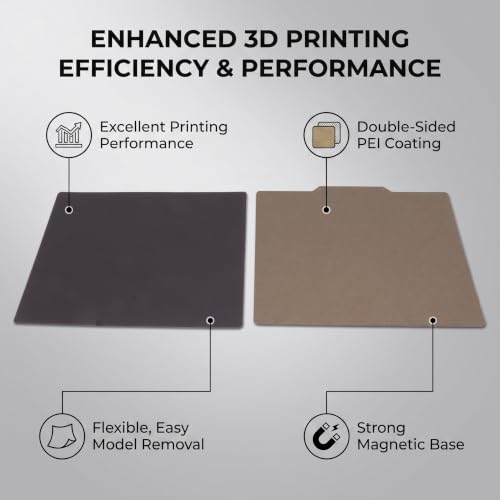 220x240mm Magnetic PEI Build Plate Double Sided Flexible for 3D Printer Spring Steel Print Surface