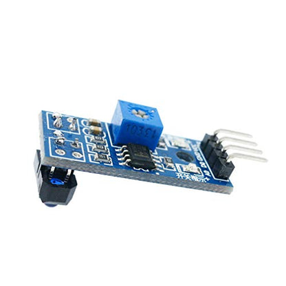 HiLetgo 10pcs TCRT5000 Infrared Reflective Sensor IR Photoelectric Switch Barrier Line Obstacle Avoidance Module Tracing Sensor Tracing Module for Arduino Smart Car Robot