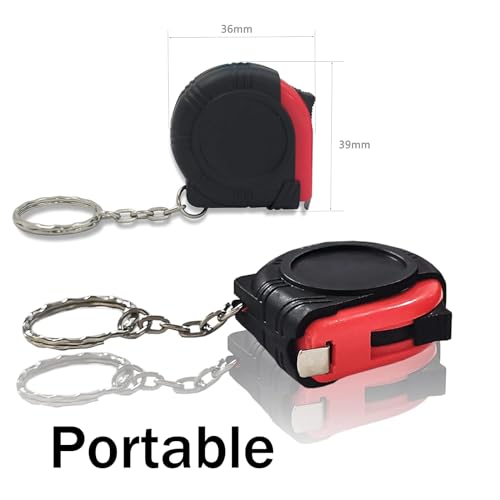 Kids Tape Measure 3ft/1m, Inch/Metric Tape Measure with Slide Lock, 5 Pack Measuring Tape Retractable, Mini Tape Measure,Pocket Tape Measures Keychains for Daily Use