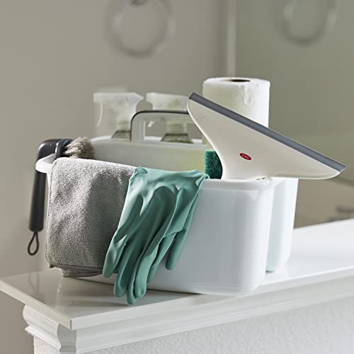Gracious Living 2-Compartment Portable Plastic Storage Caddy & Tote - size: 1 Pack