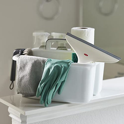 Gracious Living 2-Compartment Portable Plastic Storage Caddy & Tote - size: 1 Pack