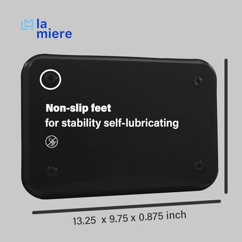 LA MIERE 8Pcs Autoclavable Dental Procedure Tray Lockable Set up Flat Trays Size B (Ritter),Plastic Instrument B-Lok Flat Trays, 13.25 x 9.75X 0.875 Inches (8, Black) - color: Black, size: 8