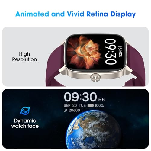 Pedometer Watch Senior Friendly No App No Phone Required, Step Counter - color: Purple