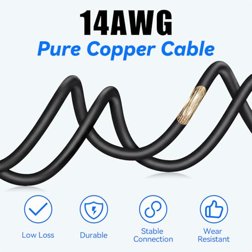 6.56ft Upgraded SMA Cables SMA Female to SMA Male Coaxial Cable LMR200 Equivalent 50 Ohm Low-Loss Coaxial Extension Cable for 3G 4G 5G 6G LTE ADS-B Ham GPS WiFi (Not for TV) - size: 6.56ft