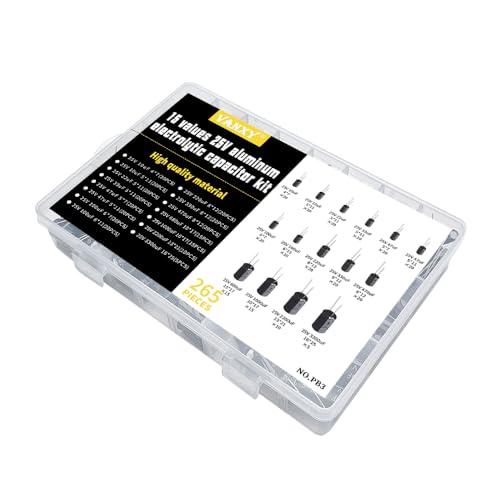 15Values 25V Aluminum Electrolytic Capacitor 10uF-3300uF kit