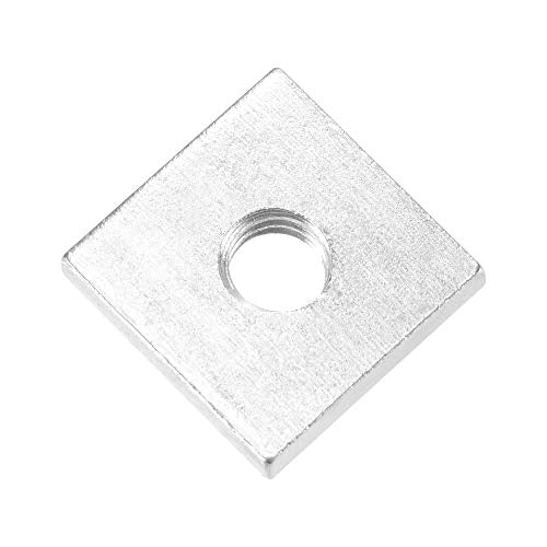 uxcell Square Nuts M6x16mmx3mm Zinc-Plated Metric Coarse Thread Assortment - size: M6x16mmx3mm