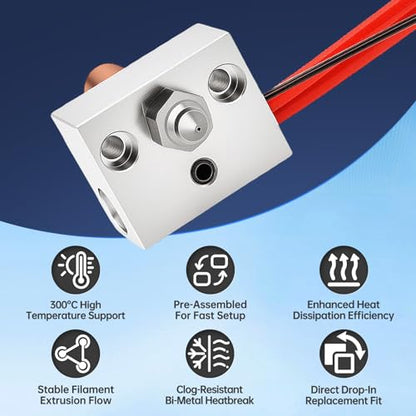 Sprite Extruder Upgrade Heater Block Kit 300℃ High Temperature