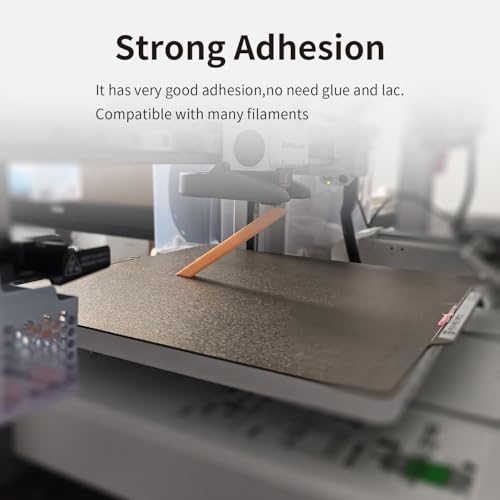 270x200mm/ 10.6x7.8 inch QID1 X Plus Buile Plate 100% Imported Thicker PEI Sheet Smooth & Textured Flexible Spring Steel Heated Bed with Magnetic Base for QIDI X-Plus/i-Mates 3D Printer - size: 270x200mm
