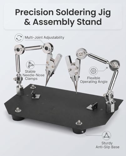 Welding Work Clip, Sturdy Auxiliary Welding Work Clip Jewelry Welding Fixture Table Clip Clamp for Soldering Repairing Small Object Observation
