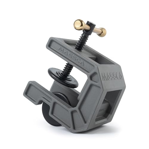 Massca Dual Action Case Clamp – Frameless Cabinet Clamp for 3D Alignment, Cabinet Installation Tool for Kitchen & Bath Cabinets, Commercial Casework, Closets & Garage Systems, Woodworking Clamp