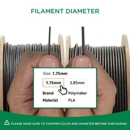 Polymaker Matte PLA Filament 1.75mm, 3kg, Lava Red - color: Matte Pla - 1.75mm Matte Lava Red (Hex Code: #Ed2f2e), size: 3kg