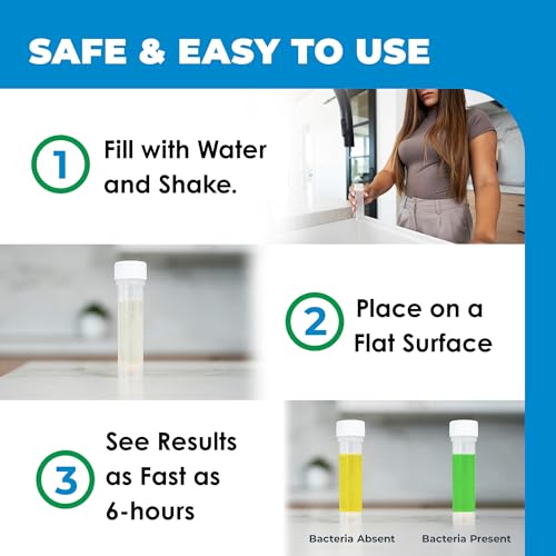 Safe Home DIY Bacteria in Water Test Kit (2 Pack) - color: 2-Pack