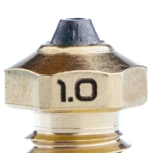 Diamondback V6 Compatible 3D Printer Nozzle, Diamond Tip, Brass, 1.0mm - size: 1.00mm