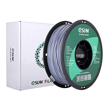 eSUN PLA PRO (PLA+) 3D Printer Filament, Dimensional Accuracy +/- 0.03 mm, 1kg, Plastic Spool, 1.75mm, Gray - color: Gray