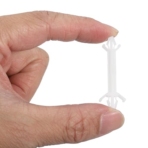 PATIKIL 60PCS PCB Board Isolation Column, Nylon Reverse Locking Circuit Board Clips Standoff Double Head Insulation Bracket Support Height 28.7mm /1.13" - size: 28.7mm /1.13"