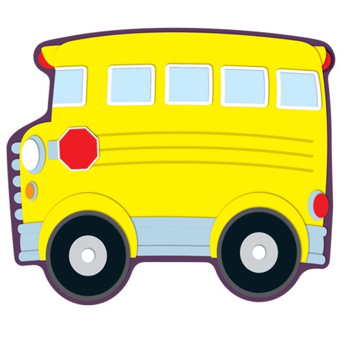Carson Dellosa 36 School Bus Bulletin Board Cutouts, Bus Cutouts for Bulletin Board, Preschool & Kindergarten Classroom Décor, Back to School Classroom Cutouts, Elementary Classroom Décor - size: Regular, style: School Bus