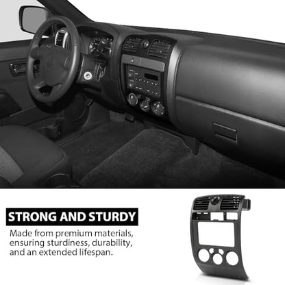 Radio Dash Bezel Trim Panel, Cover, Black - color: Black, size: Colorado/Canyon 2004-2012