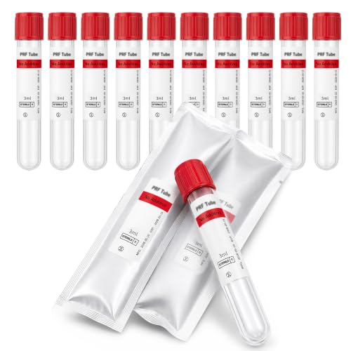 10 Pcs 3mL Plain Plastic Tubes Individually Sealed for Lab Use - style: 3ML-10PCS