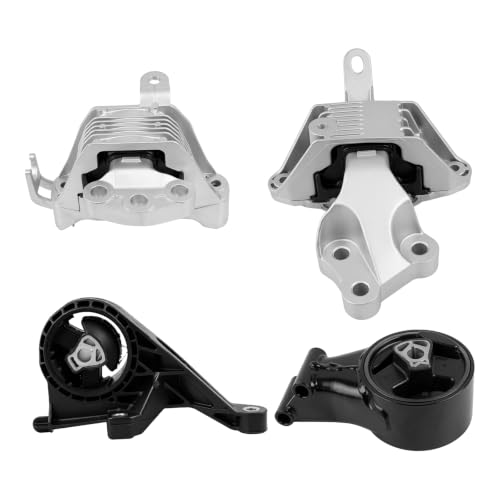 4PCS Engine Mount Set for 2011-2016 Chevrolet Cruze Buick Cascada 1.6L 1.8L - size: 2011-2015 Cruze 1.8L