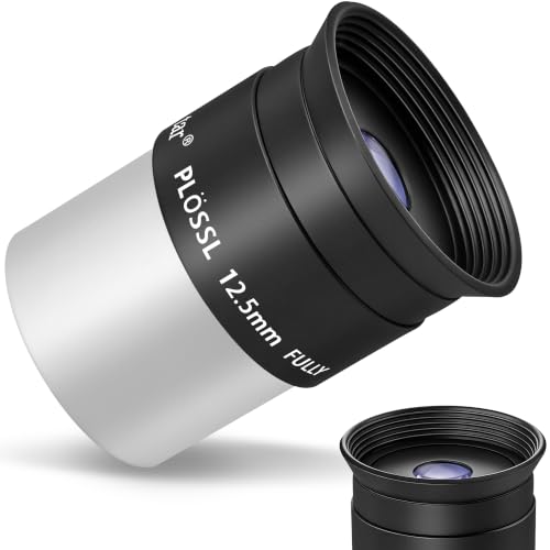 Alstar Eyepiece 12.5mm 1.25" Plossl Eyepiece Telescope Lense 50° Wide FOV - size: 12.5MM