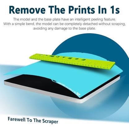 2.0 Upgraded OMG Cool Plate for Anycubic Kobra S1/Kobra X/Kobra 4, 264x276mm Thicker Magnetic Kobra Build Plate with Supertack Smooth Surface, Easy Release 3D Printer Hotbed for PLA PETG Printing - size: 264x276mm for Kobra S1/X/4