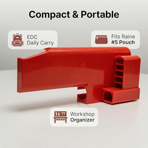 Mini Tool Organizer Compatible with Knipex Cobra XS, 5 Bit Slots