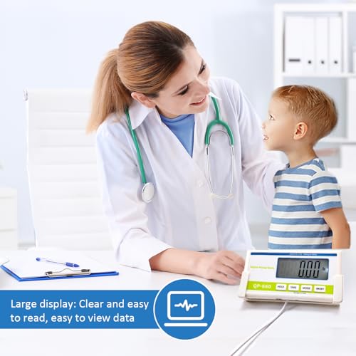 Physician Scale(660 lb) ，Medical Floor Scale for Body Weight，KG/LB/LB:OZ Three Units, 12.5" x 12.9" Platform， Heavy Duty Medical Grade Physician Scale in Home, Hospital and Weight Loss