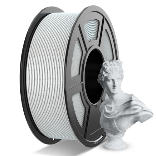 JAYO Marble PLA 3D Printer Filament Rock White 1.75mm, 1.1kg Spool - color: 1.1kg Marble