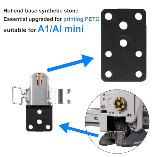 Upgraded Bamboo lab A1 Hotend Heating Assembly Kit for Bambu Lab A1, A1 Mini 3D Printer Hot End Heating Component 3D Printer Accessories