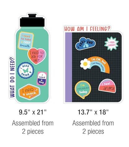 Carson Dellosa We Stick Together 51-Piece Vibe Check Bulletin Board Set - color: Vibe Check