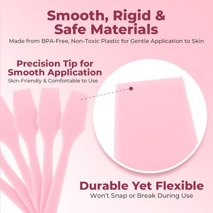 Kopperko Mini Face Cream Spatula, 2.5 Inch, 500 Pack, Pink - color: Pink, size: 500 Spatulas