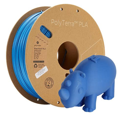 Polymaker Matte PLA Filament 1.75mm, 1kg, Sapphire Blue - color: Blue, size: 1kg
