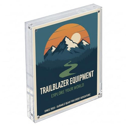 Azar Displays 104436 8.5-Inch by 11-Inch Block Frame - Luxury Handcrafted - size: 8.5 in x 11 in Vertical/Horizontal