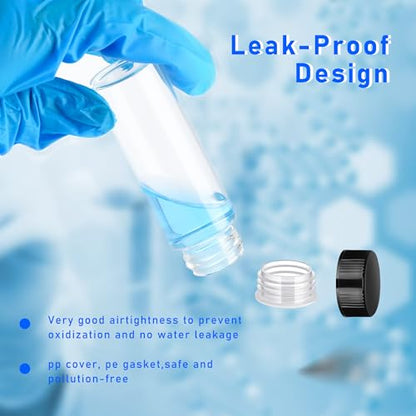 30ml Clear Glass Vials with Screw Caps 20PCS - style: 30ml-20pcs